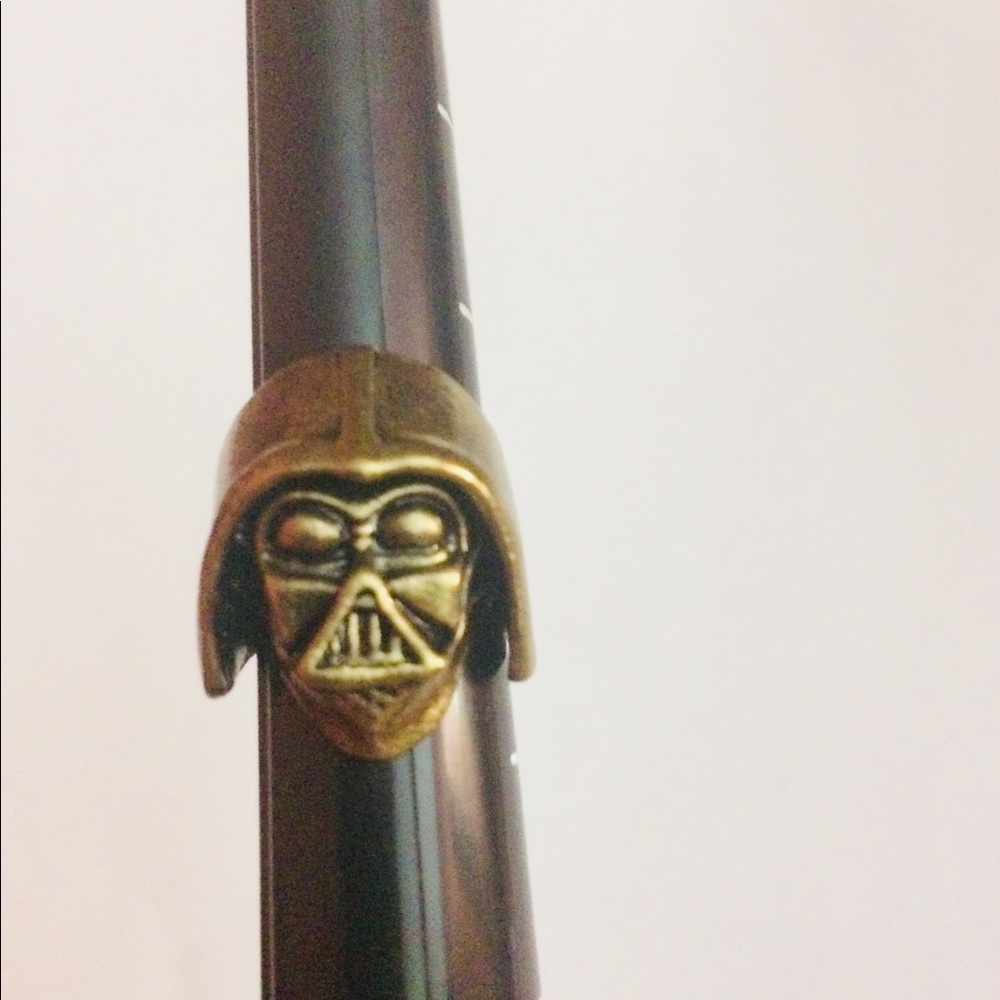 Bronze Darth Vader Helmet 3D Ring